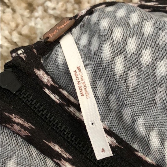 Free people brown sundress/skater dress - Picture 6 of 7